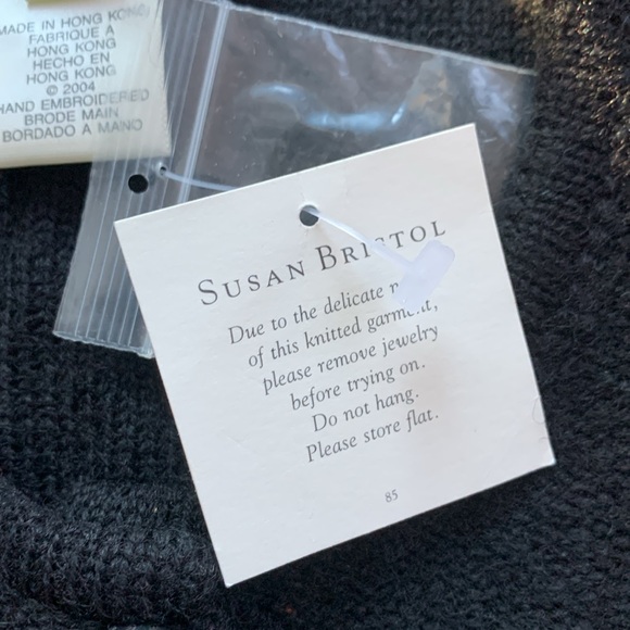 NWT Susan Bristol 100% Wool Cardigan - Picture 5 of 8